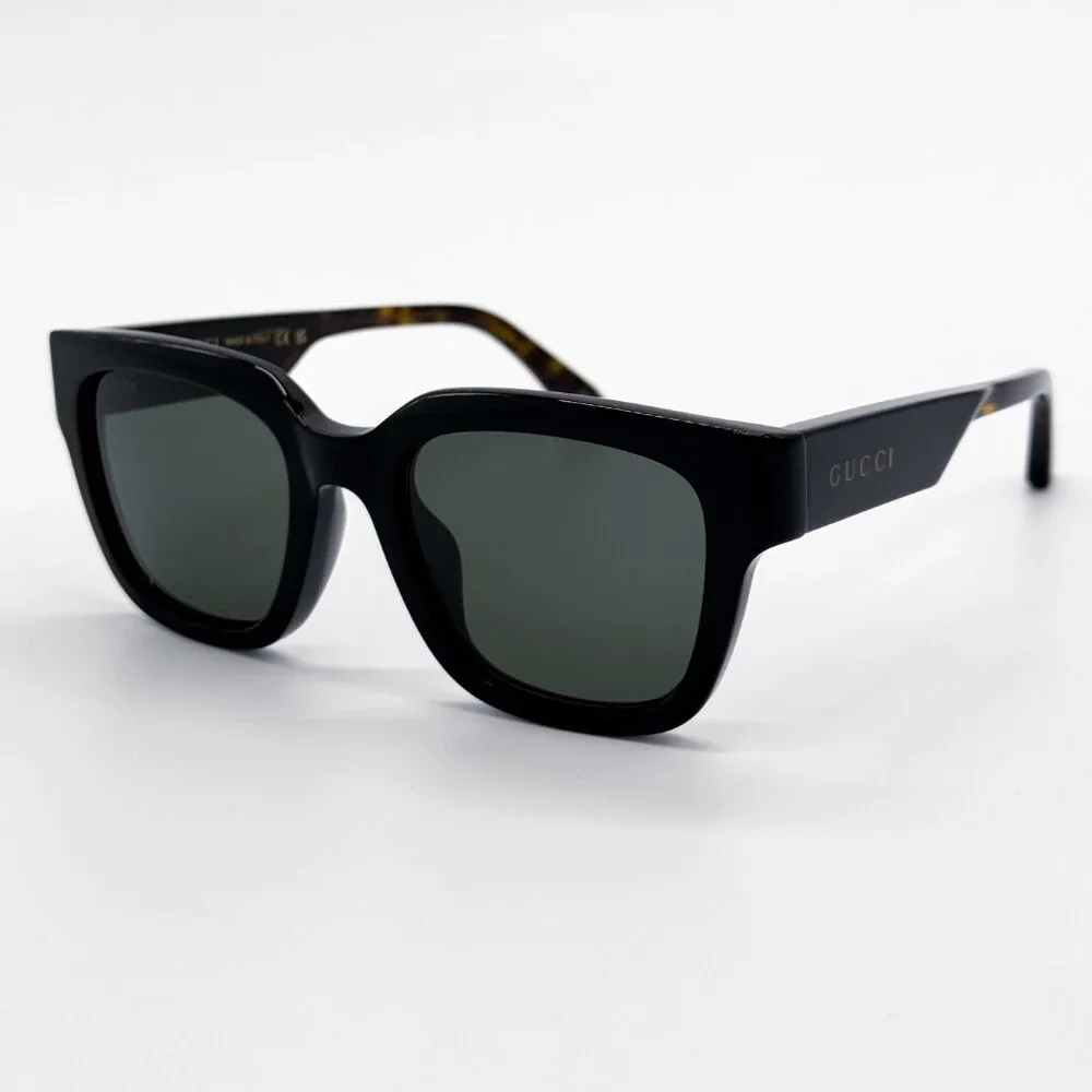 NEW GUCCI GG1670SK 001 UNISEX BLACK HAVANA GREY SUNGLASSES GUCCI